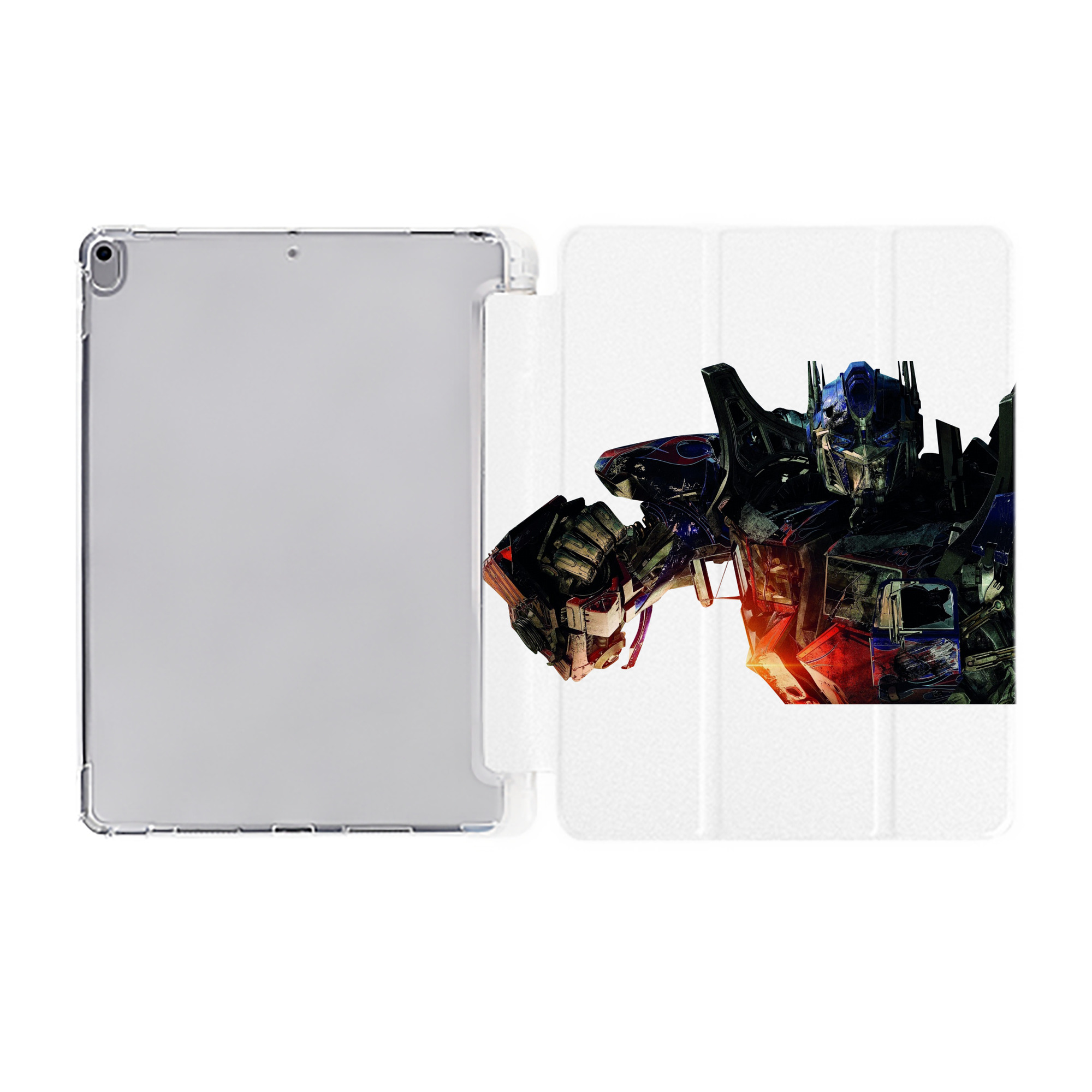 （画像用）  IPad ケース ペン収納付き 三つ折りスタンド PUレザー×シリコン 対応機種9.5/10.5/10.9インチ